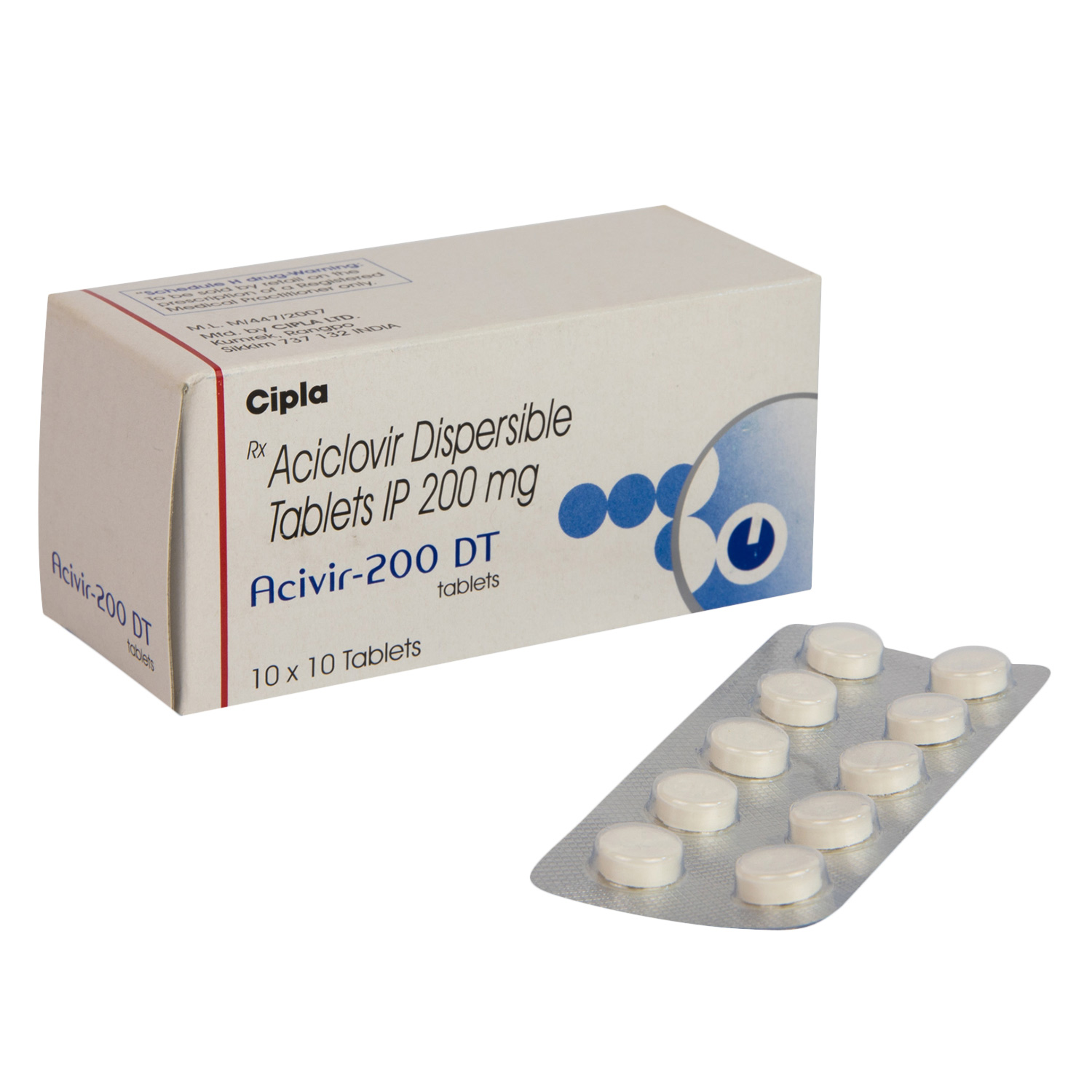 ゾビラックスジェネリック200mg10錠（アシビルDT）通販