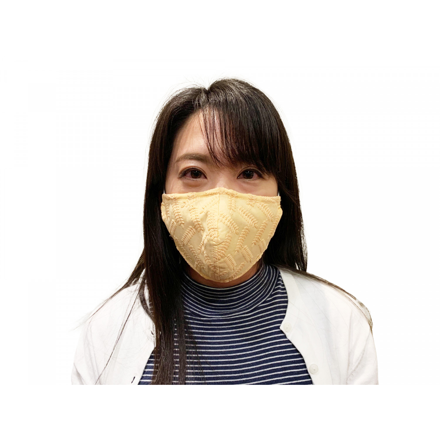 呼吸快適 洗える立体マスク 女性用オレンジ 医薬品個人輸入ユニドラ