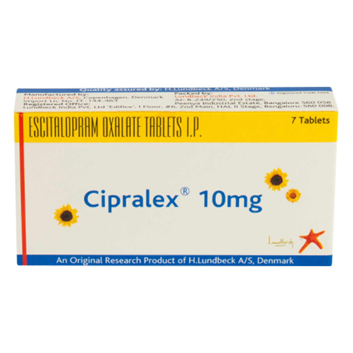 シプラレックス10mg7錠通販｜レクサプロ｜抗うつ剤｜効果