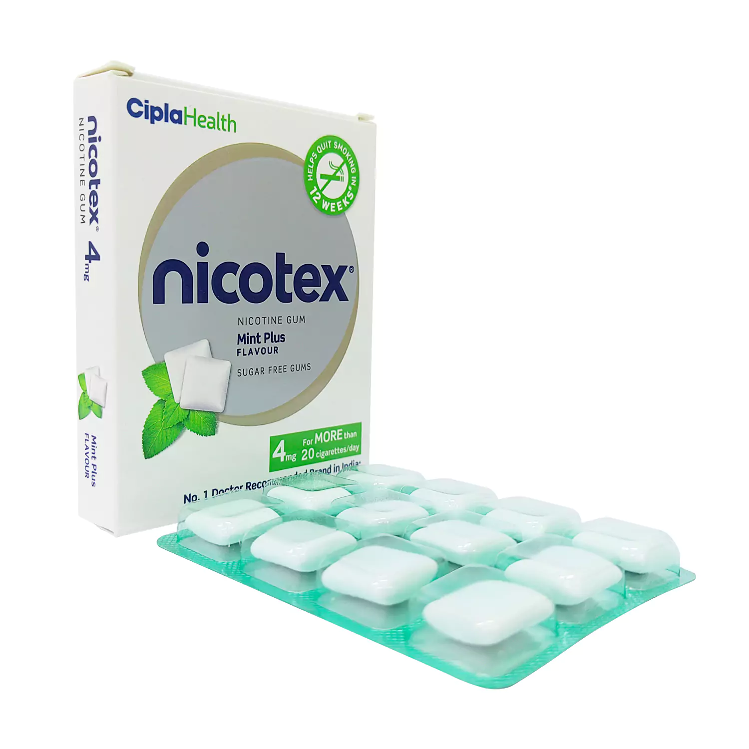 ニコテックス・ミントプラス4mg12粒（ニコレット）通販｜禁煙